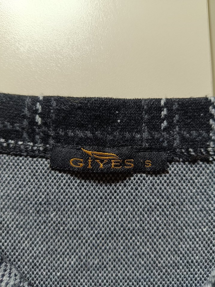 Ekose Desenli Gri Kısa Salopet - Görsel 3