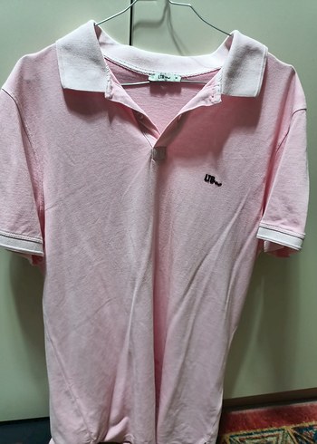 Erkek Pembe Kısa Kollu Polo Tişört - Görsel 2