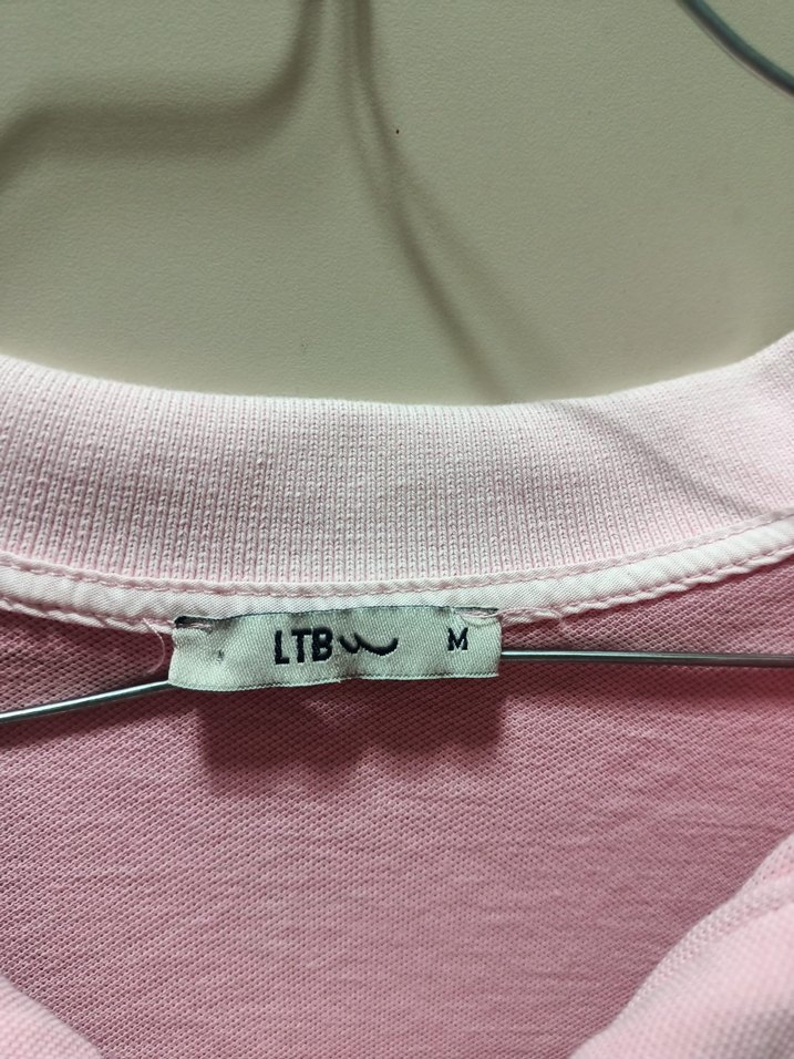 Erkek Pembe Kısa Kollu Polo Tişört - Görsel 4