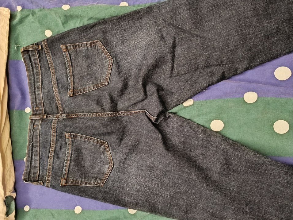 Kadın Bağcıklı Loose Fit Midi Kot Pantolonmom jeins - Görsel 4