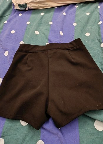 siyah şort Mini Etek - Görsel 4