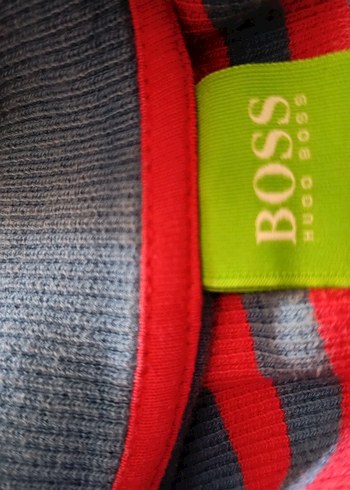 l Beden mavi Renk orjinaldir Mavi Fermuarlı Eşofman boss marka
