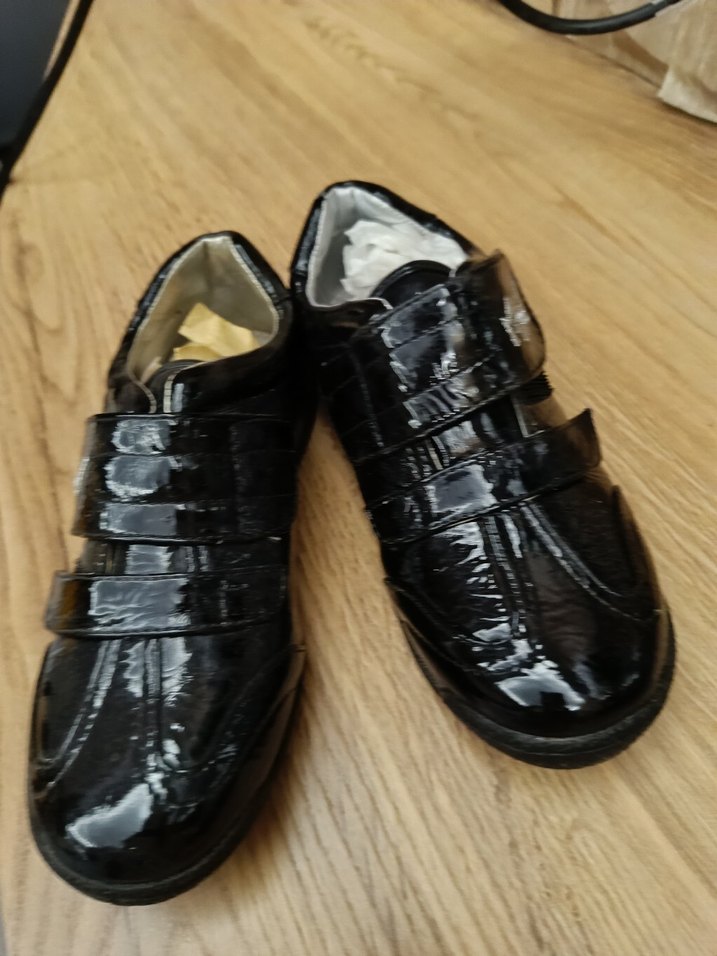 Parlak Siyah Erkek Çocuk Özel Ayakkabı - Görsel 2