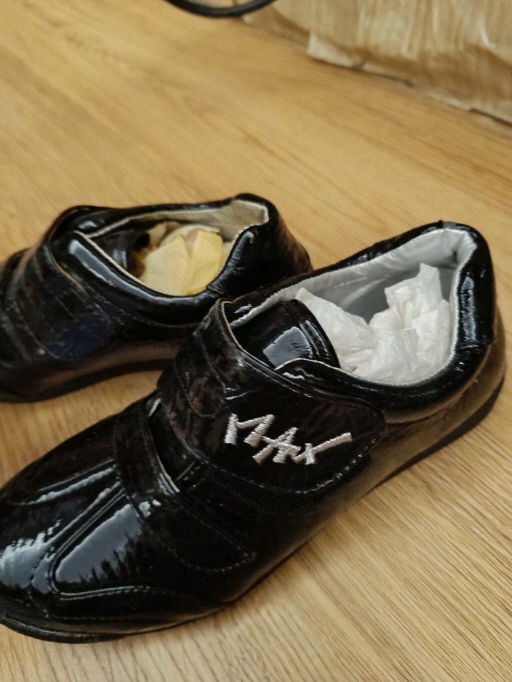 Parlak Siyah Erkek Çocuk Özel Ayakkabı - Görsel 4