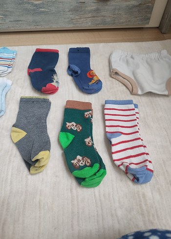 Çocuk Çok Renkli Pamuklu Çorap Seti - Görsel 7