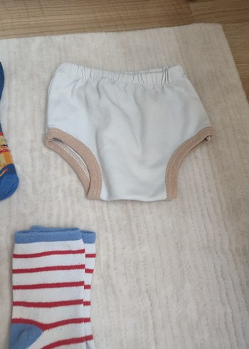 Çocuk Çok Renkli Pamuklu Çorap Seti - Görsel 6