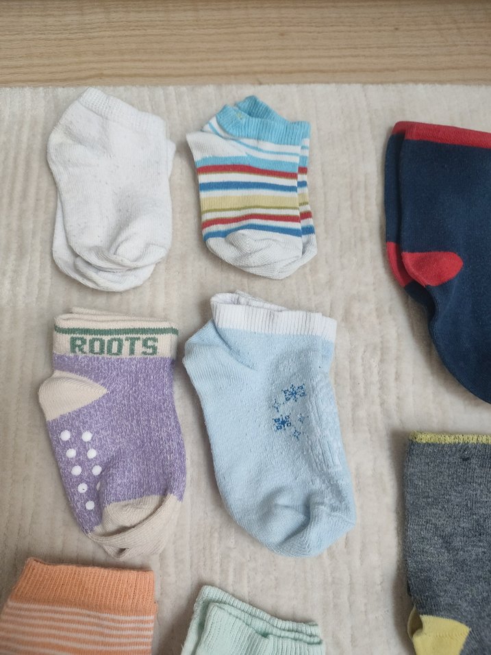 Çocuk Çok Renkli Pamuklu Çorap Seti - Görsel 2