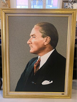 Buyuk boy ofis isyeri icin Ataturk tablosu