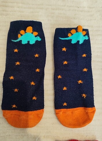 3 adet erkek bebek corabi 21 numara  - Görsel 2