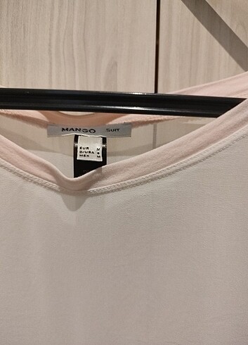 m Beden beyaz Renk Mango sifon bluz