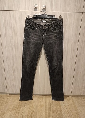 Abercrombie Fitch siyah kot pantolon