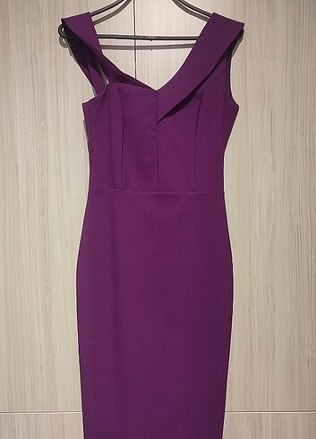 Midi boy gece elbisesi  - Görsel 7