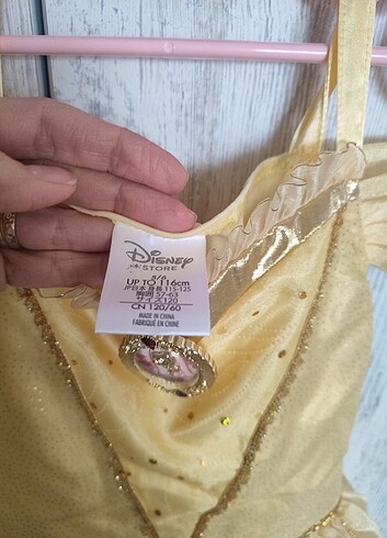 Walt Disney World 5-6 yaş güzel ve çirkin Bella kostümü