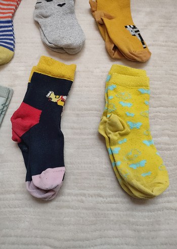 Renkli Erkek Çocuk Çorapları 10'lu Set - Görsel 3