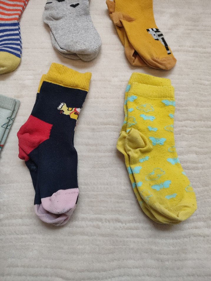 Renkli Erkek Çocuk Çorapları 10'lu Set - Görsel 3