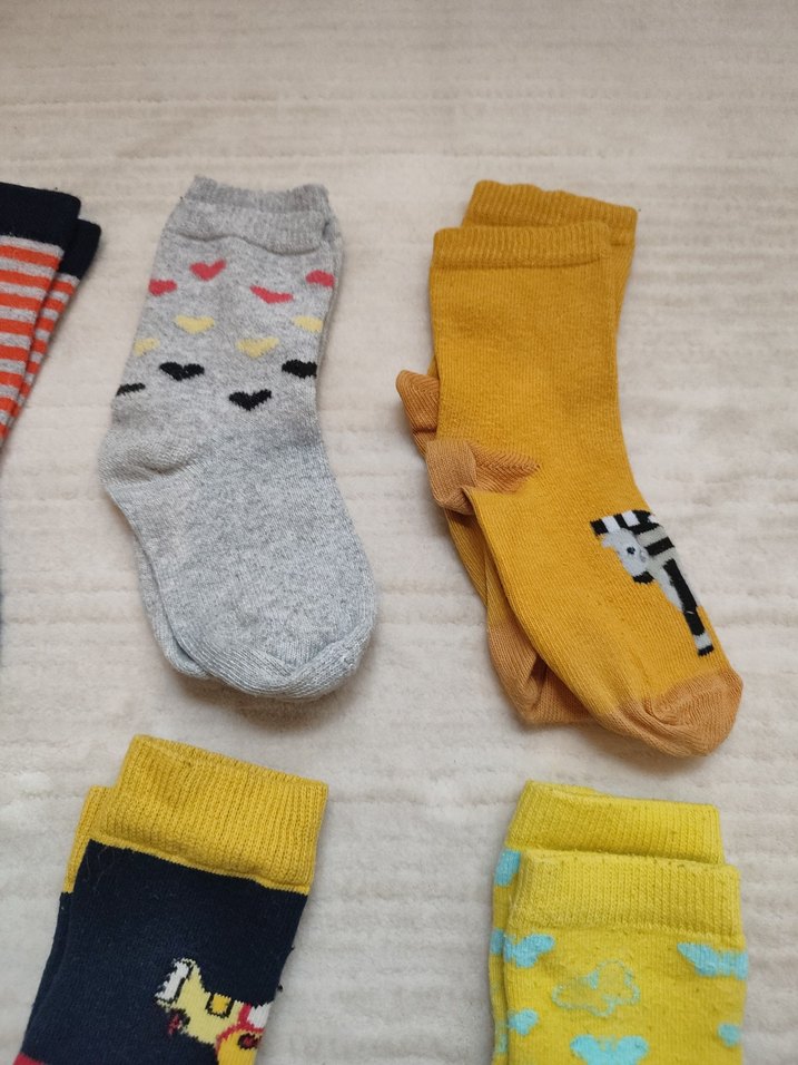 Renkli Erkek Çocuk Çorapları 10'lu Set - Görsel 4