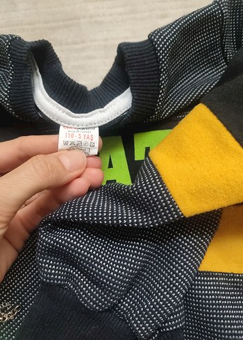 Erkek Çocuk Gri Sweatshirt ve Eşofman Takımı - Görsel 8