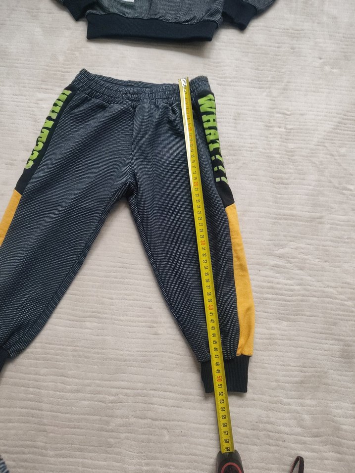 Erkek Çocuk Gri Sweatshirt ve Eşofman Takımı - Görsel 4