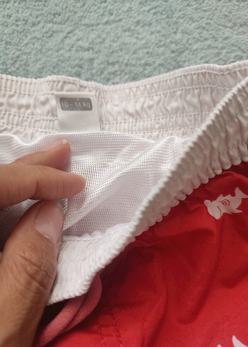 12-18 ay Kırmızı Erkek Şort mayo - Görsel 5