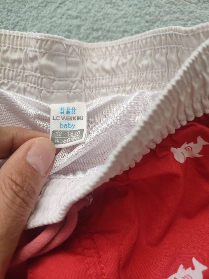 12-18 ay Kırmızı Erkek Şort mayo - Görsel 4