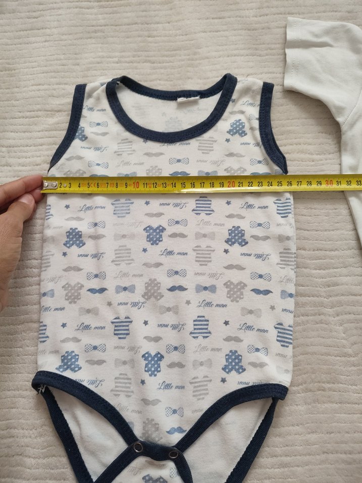 Erkek Bebek Pamuklu Kolsuz Body - Görsel 4