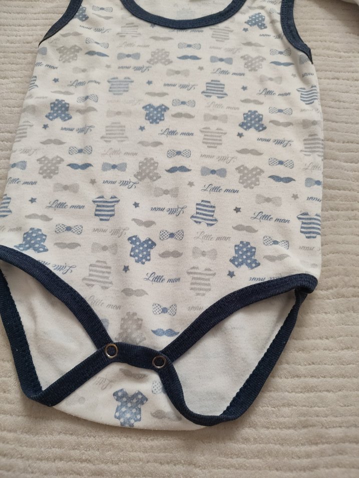 Erkek Bebek Pamuklu Kolsuz Body - Görsel 3