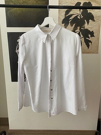 Beyaz şık gömlek