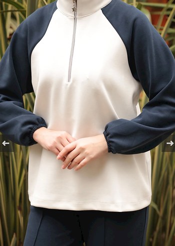 Gri Lacivert Kadın Eşofman Takımı - Görsel 3