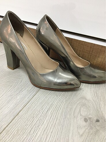 37 Beden Kalın topuk stiletto