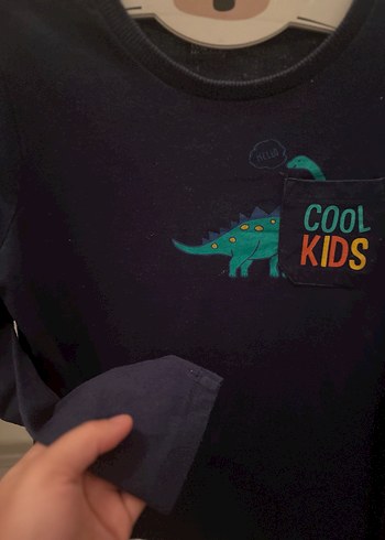 Çocuk Baskılı uzun Kollu Tişört - Görsel 2