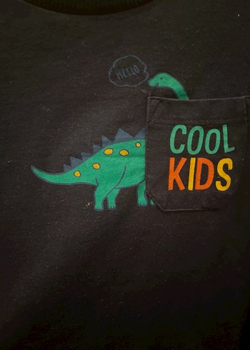 Çocuk Baskılı uzun Kollu Tişört - Görsel 5