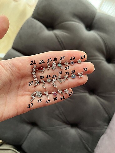 Diğer Cerrahi Çelik piercing