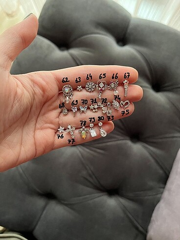 Beden Cerrahi Çelik piercing
