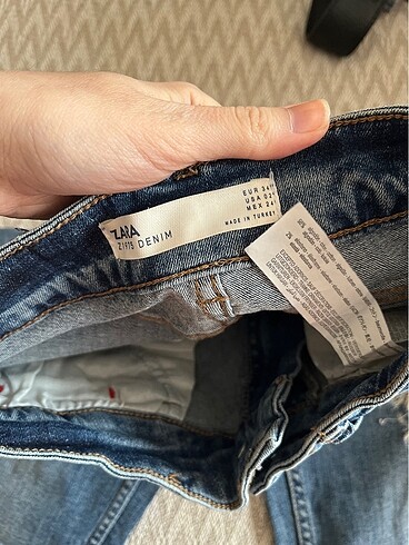 xs Beden çeşitli Renk Zara jean kot