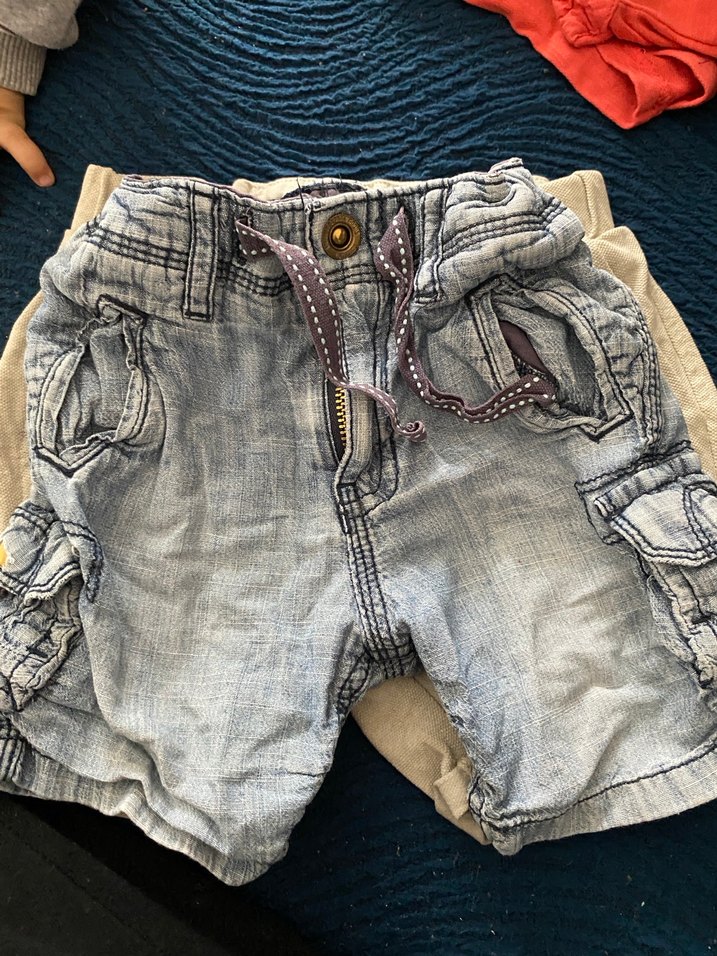 Düğmeli Pamuklu Erkek Çocuk Şortu - Görsel 2