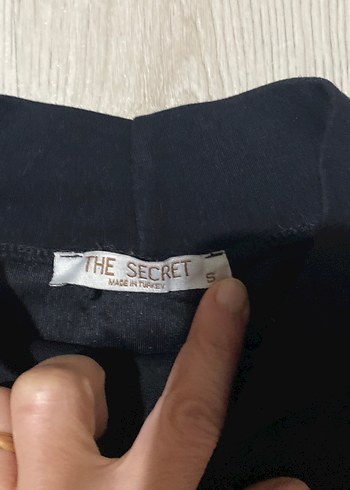 s Beden Siyah Kadın Yüksek Yakalı Sweatshirt