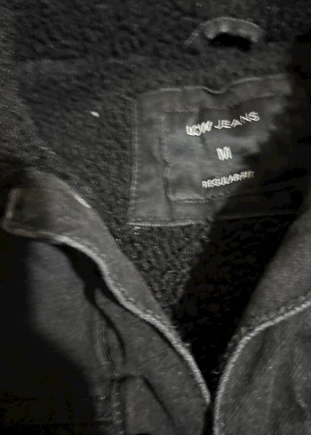 Siyah erkek Kot Ceket, Kürklü, Salaş Kesim - Görsel 3