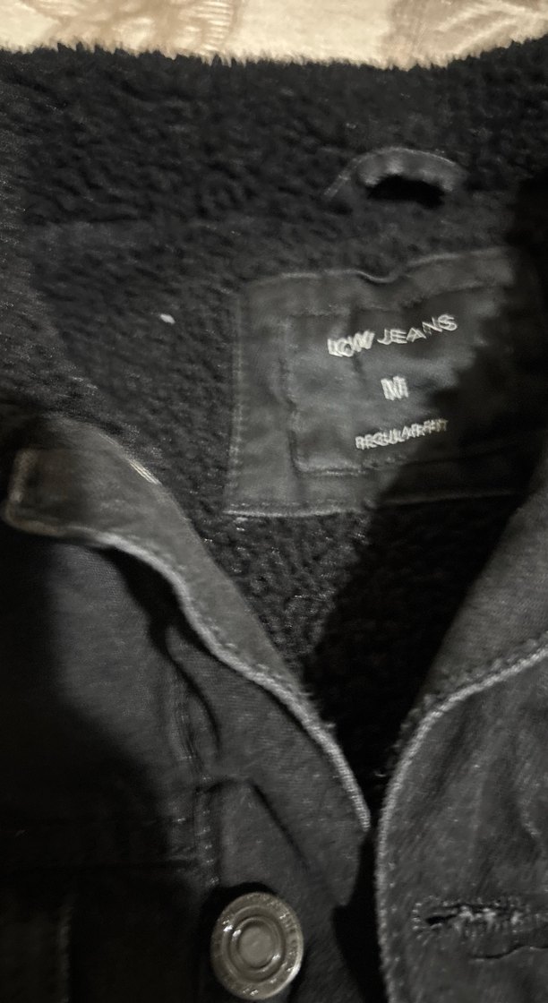 Siyah erkek Kot Ceket, Kürklü, Salaş Kesim - Görsel 3