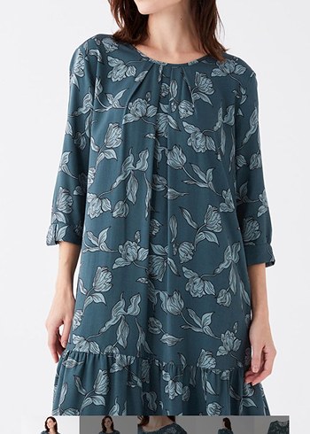 Bohem Tarzı Midi  Elbise - Görsel 2