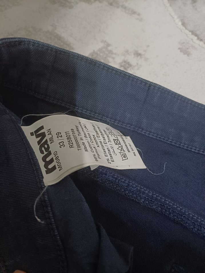 Milan Slim Tapered erkek Kot Pantolon - Görsel 2