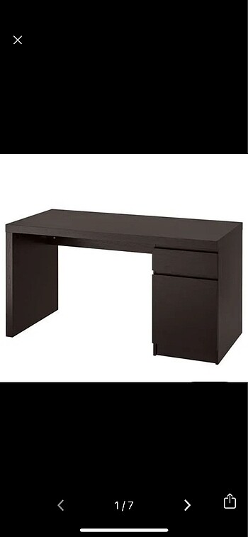 Ikea malm çalışma masası