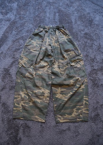 Zara Bdg Kamuflaj Baggy Pantolon