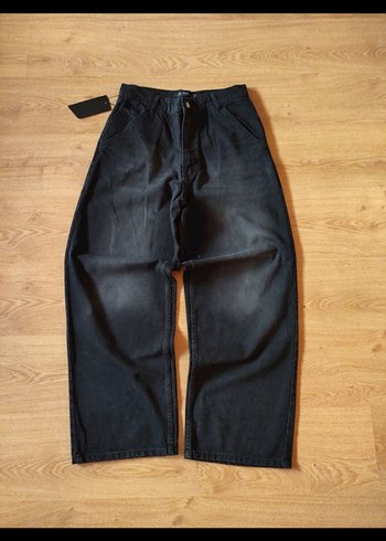 Zara Baggy Siyah Kot Pantolon