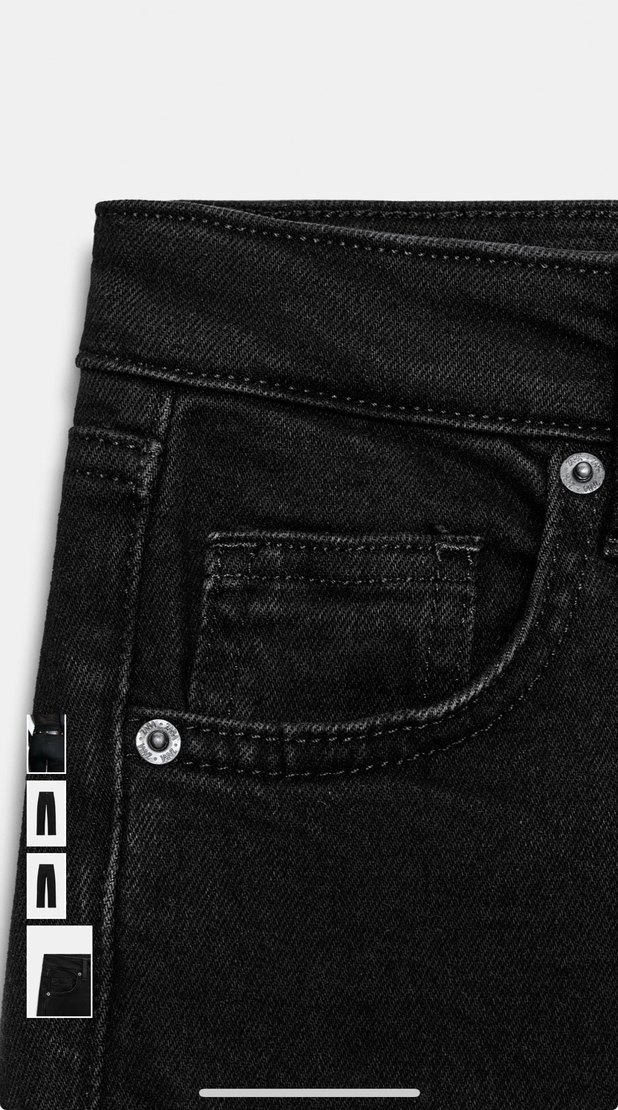 Fit Midi Kadın Kot Pantolon - Görsel 5