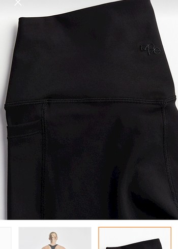 Siyah Dikişsiz Spor Tayt - Görsel 5