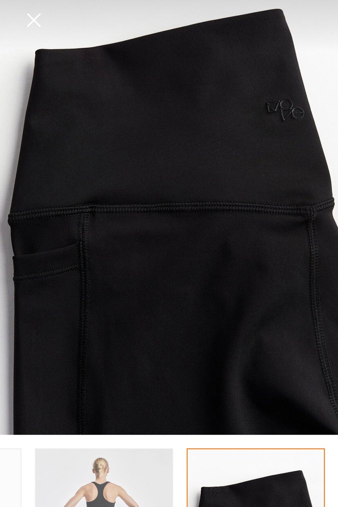 Siyah Dikişsiz Spor Tayt - Görsel 5