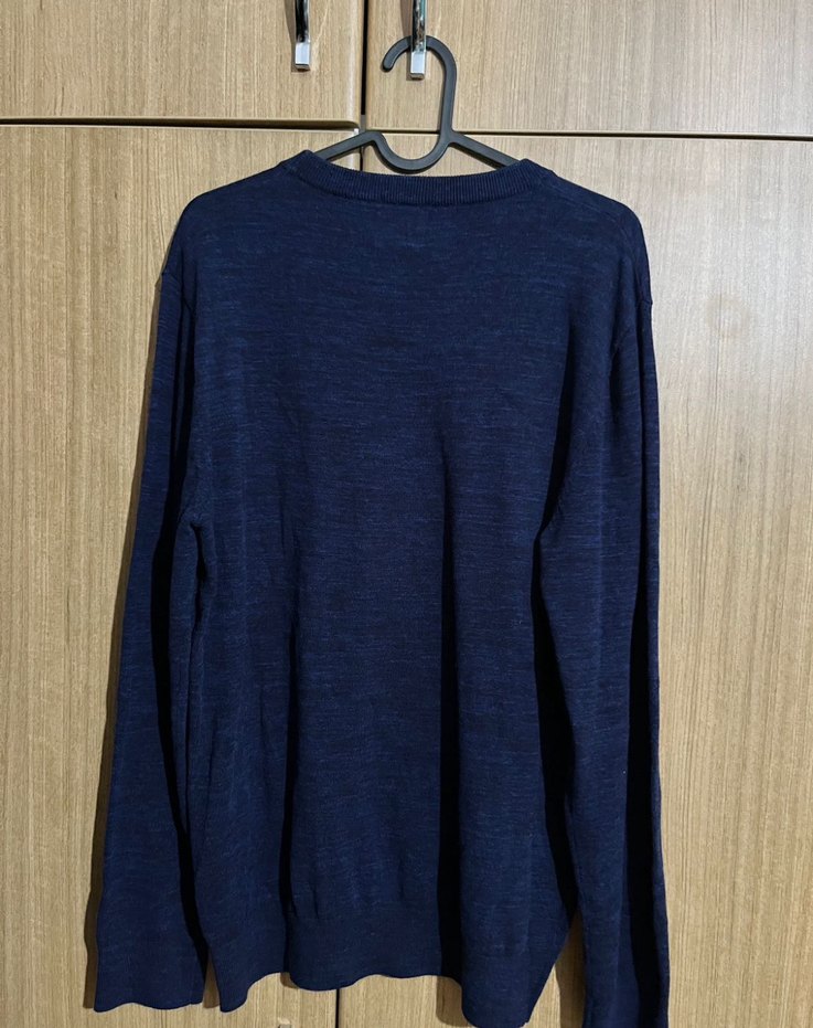 Erkek Gri İnce Triko Sweatshirt - Görsel 4