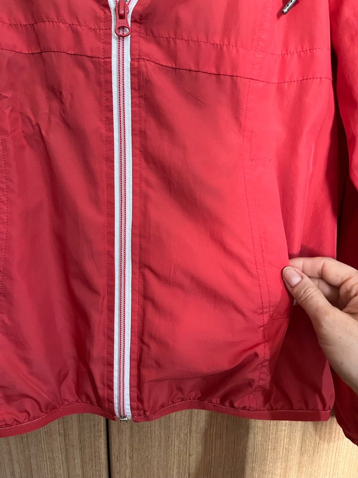 Kırmızı Fermuarlı Kadın Ceket - Görsel 3