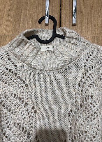 Gri Örgü Salaş Kadın Kazak - Görsel 2