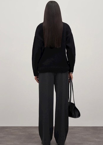 Yün karışımlı kazak - Görsel 3